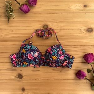 Xhilaration Floral Swim Top